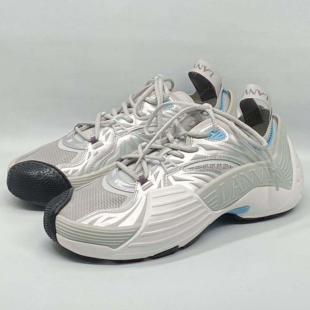 Lanvin Flash X Mesh Low Top Sneakers size 42/us size 9